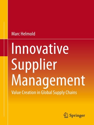 cover image of Innovative Supplier Management